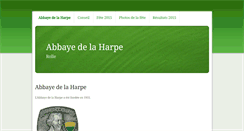 Desktop Screenshot of abbayedelaharpe.ch